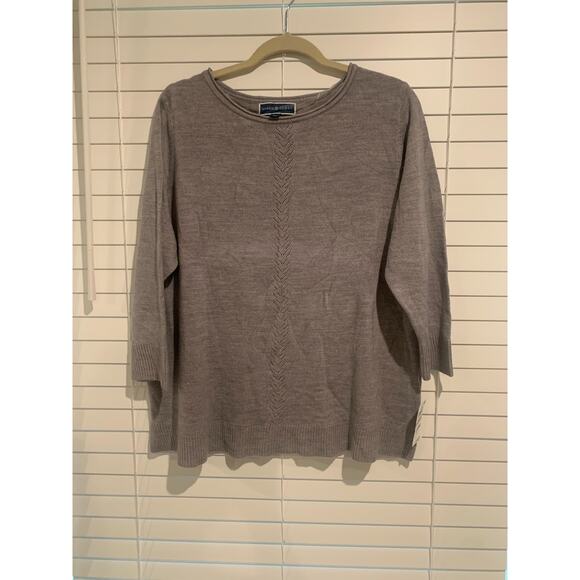 Karen Scott quarter sleeve sweater-1X - Picture 1 of 7